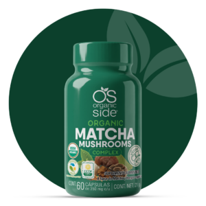 Matcha Mushrooms Orgánico 60 Cápsulas